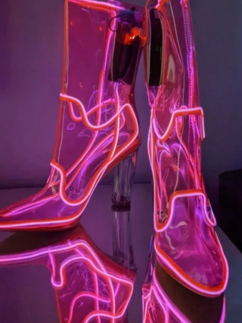 Neon Cowboys Out Past Midnight Boots